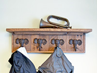 elephant coat rack